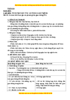 Giáo án Đạo đức 3 Kết nối tri thức Bài 10: An toàn khi tham gia các phương tiện giao thông (Tiết 2)