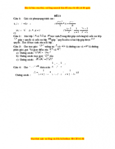 Đề thi giữa kì 2 Toán 8 năm 2023 - Đề 21
