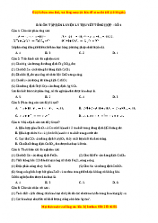 900 câu chinh phục toàn diện lý thuyết Hóa học phần Vận Dụng Cao năm 2023 cực hay