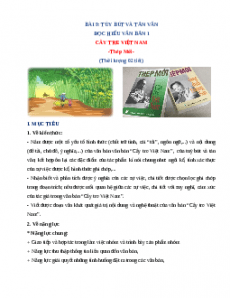 Giáo án Bài 9: Tùy bút và tản văn (2024) Cánh diều