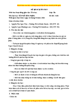 Giáo án Tin học 3 Chân trời sáng tạo Bài 5: Tập gõ bàn phím