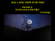 Giáo án powerpoint Ngàn sao làm việc | Kết nối tri thức Ngữ văn 7