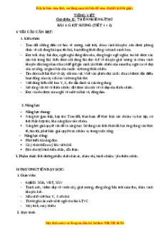 Giáo án Giọt sương  (Tiết 1+2) Tiếng việt 3 Chân trời sáng tạo