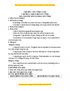 Giáo án Tin học 3 Cánh diều Bài 4: Em bắt đầu sử dụng máy tính