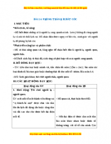 Giáo án Phòng tránh bị bắt cóc Hoạt động trải nghiệm 2 Kết nối tri thức