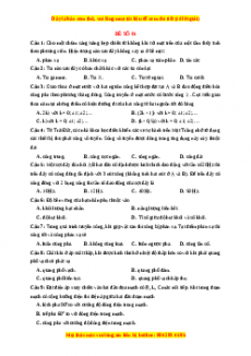 Bộ 9 đề thi Toán THPT Quốc gia năm 2023 biên soạn bởi GV chuyên Phạm Quốc Toản