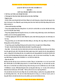 Bộ chuyên đề chiến thắng kì thi 9 vào 10 chuyên Lịch sử - Nguyễn Đình Công