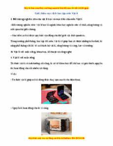 Lý thuyết Vật lí 10 Cánh diều (cả năm)