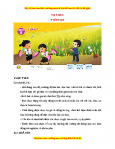 Giáo án Âm nhạc 1 Cánh diều Tuổi thơ