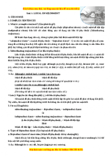 Tổng hợp Ngữ pháp và bài tập Tiếng Anh 9 - Đỗ Nhung