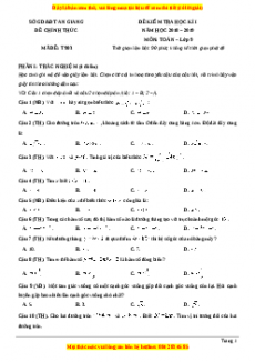Đề thi học kì Toán 9 năm 2023 Sở GD và ĐT An Giang