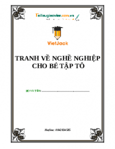 Tranh tô màu cho bé (các chủ đề)