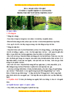 Giáo án Bài 4: Nghị luận văn học (2024) Cánh diều