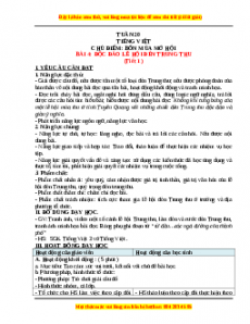 Giáo án Độc đáo lễ hội trung thu Tiếng việt 3 Chân trời sáng tạo