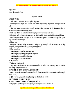 Giáo án Bài 32 KHTN 6 Kết nối tri thức (2024): Nấm