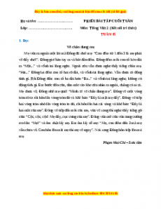 Bài tập cuối tuần Tiếng việt lớp 2 Tuần 15 Kết nối tri thức (có lời giải)