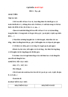 Giáo án Đi sở thú Tiếng việt lớp 1 Chân trời sáng tạo