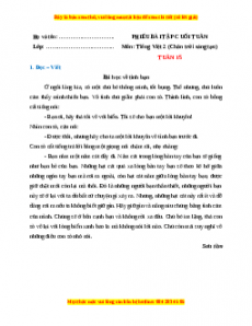 Bài tập cuối tuần Tiếng việt lớp 2 Tuần 15 Chân trời sáng tạo (có lời giải)