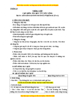 Giáo án Lời kêu gọi toàn dân tập thể dục (T1+2) Tiếng việt 3 Kết nối tri thức