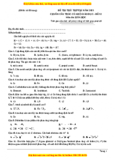 Đề thi THPT Quốc Gia Hóa năm 2023 Megabook - Đề 32