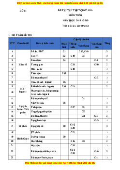 Bộ 26 Đề thi THPT Quốc gia Toán năm 2023 - sách Hocmai.vn