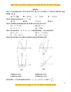 Đề thi thử THPT Quốc gia Toán học năm 2023 NXB Dân Trí - Đề 4