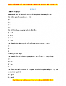 Bài tập cuối tuần Toán lớp 2 Tuần 7 Chân trời sáng tạo (có lời giải)