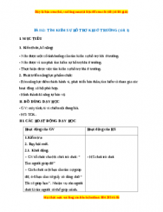 Giáo án Tìm kiếm sự hỗ trợ khi ở trường Đạo đức 2 Kết nối tri thức