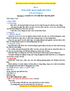 Giáo án Bài 5: Từng bước hoàn thiện bản thân (Văn bản thông tin) 2024 Chân trời sáng tạo