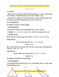 Chuyên đề Hình tam giác Toán 5 năm 2023