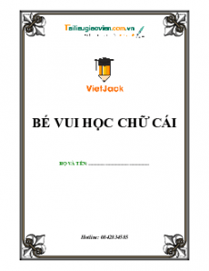 Bé vui học chữ cái