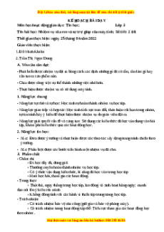 Giáo án Tin học 3 Chân trời sáng tạo Bài 15: Nhiệm vụ của em và sự trợ giúp
