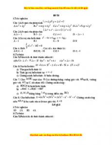 Đề thi giữa kì 1 Toán 8 năm 2023 - Đề 50
