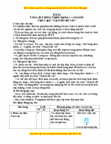 Giáo án Tung bắt bóng nhóm 2-3 người Gdtc 3 Chân trời sáng tạo