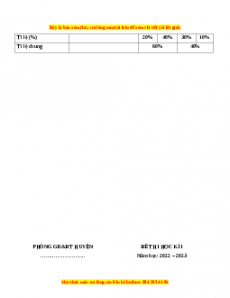 Đề thi cuối kì 1 Ngữ Văn lớp 7 Kết nối tri thức - Đề 10