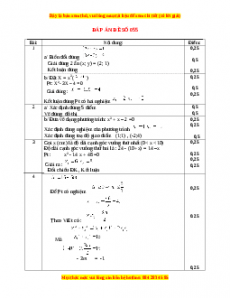 Đề thi Toán 9 học kì 2 năm 2022 - 2023 - Đề 55
