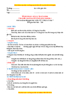 Giáo án Bài 12 Địa lí 7 Kết nối tri thức (2024): Thực hành Tìm hiểu khái quát Cộng hòa Nam Phi