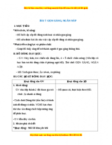 Giáo án Gọn gàng ngăn nắp Hoạt động trải nghiệm 2 Kết nối tri thức