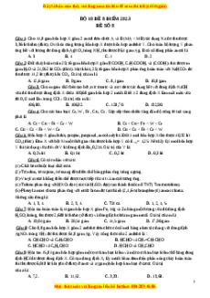 Bộ 10 đề thi 8 điểm môn Hóa học năm 2023 - GV Lê Đăng Khương có đáp án (Đề 8 )