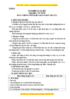 Giáo án Tự nhiên và xã hội 3 Kết nối tri thức Bài 2: Phòng tránh hỏa hoạn khi ở nhà
