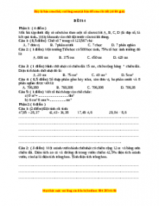 Bộ đề thi Toán 5 học kì 2 năm 2022 - 2023 - Đề 14