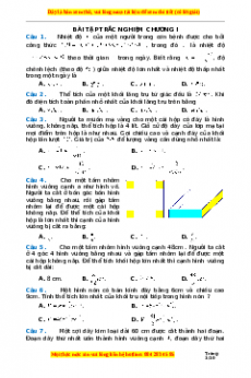 50 bài tập trắc nghiệm Đạo hàm Toán 11 có đáp án