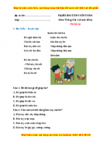 Bài tập cuối tuần Tiếng việt lớp 2 Tuần 13 Cánh diều (có lời giải)