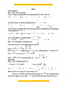 Đề thi giữa kì 2 Toán 8 năm 2023 - Đề 3