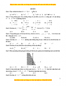 Đề thi thử THPT Quốc gia Toán học năm 2023 NXB Dân Trí - Đề 9