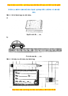 Bài tập cuối tuần Toán lớp 1 Tuần 24 Kết nối tri thức (có lời giải)