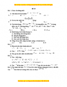 Đề thi giữa kì 1 Toán 8 năm 2023 - Đề 19