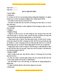 Giáo án Bài 54 KHTN 6 Kết nối tri thức (2024): Hệ mặt trời