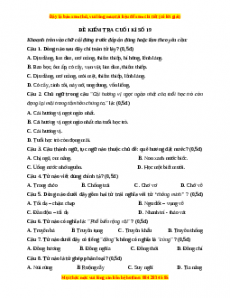 Đề thi cuối kì 2 Tiếng Việt lớp 5 năm 2023 (Đề 19)