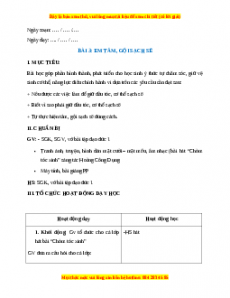 Giáo án Bài 3 Đạo đức 1 Kết nối tri thức: Em tắm, gội sạch sẽ